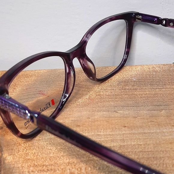 NEW Elizabeth Arden Eyeglass Frame, Prescription-ready PURPLE glasses 52-16-140 - Picture 5 of 5